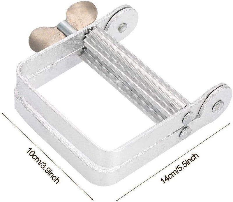 woobles Toothpaste Tubes Press Slider Quetsch, Aluminum Rolling Tube Toothpaste Squeezer Cream Tube Squeezer Seat Holder Stand Toothpaste Squeezer Metal Toothpaste Tube Squeezer Paint Tube - Image 5